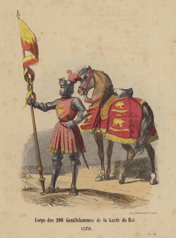 Corpo de 200 Cavalheiros da Guarda do Rei de French School