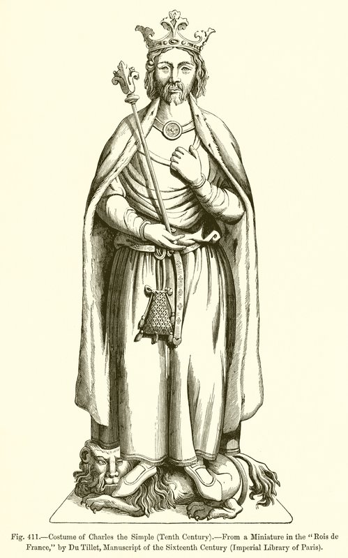 Traje de Carlos, o Simples de French School