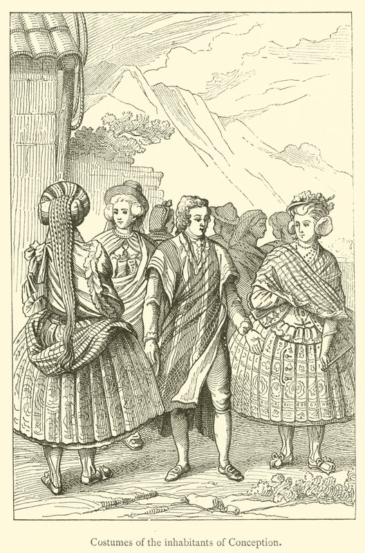 Fantasias dos habitantes da Conceição (gravura) de French School