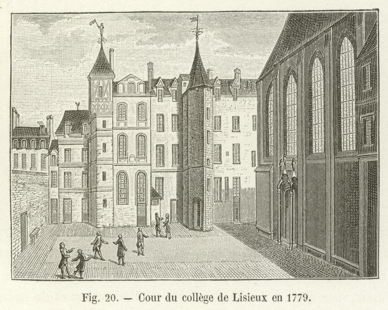 Tribunal da Faculdade de Lisieux em 1779 de French School