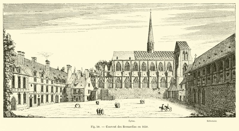 Convento dos Bernardins em 1650 de French School