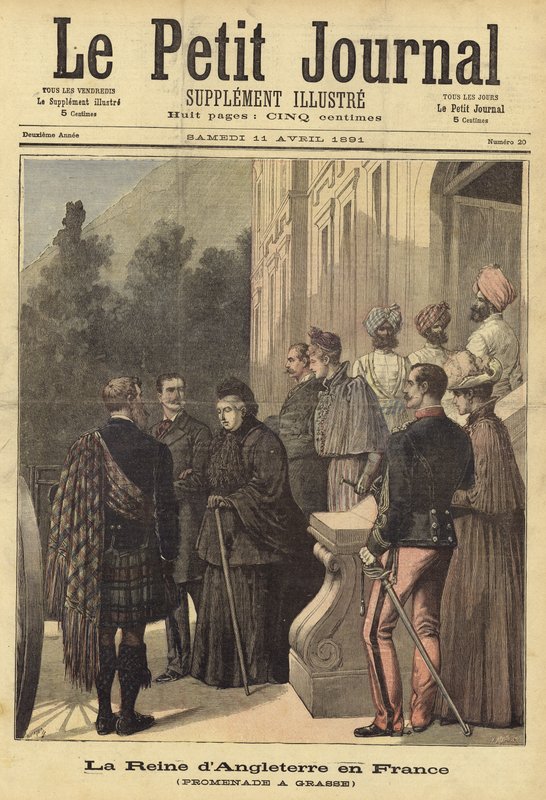 Capa do Le Petit Journal, 11 de abril de 1891 de French School