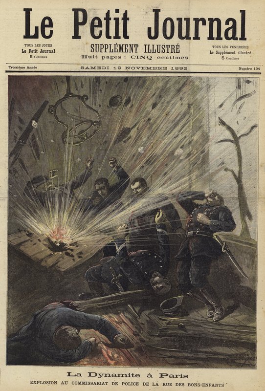 Capa do Le Petit Journal, 19 de novembro de 1892 de French School