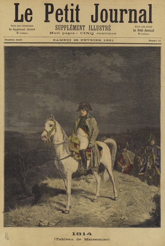 Capa do Le Petit Journal, 28 de fevereiro de 1891 de French School