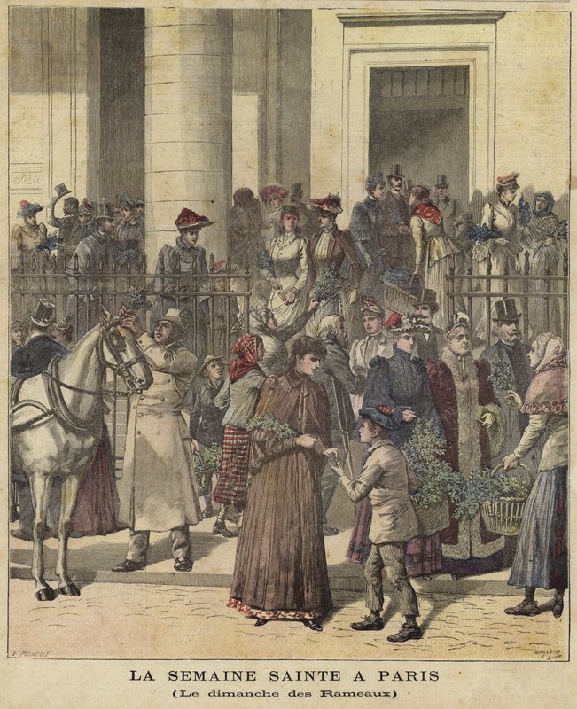 Capa do Le Petit Journal, 28 de março de 1891 de French School