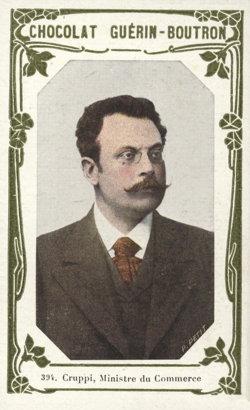 Cruppi, Ministro do Comércio (foto colorida) de French School