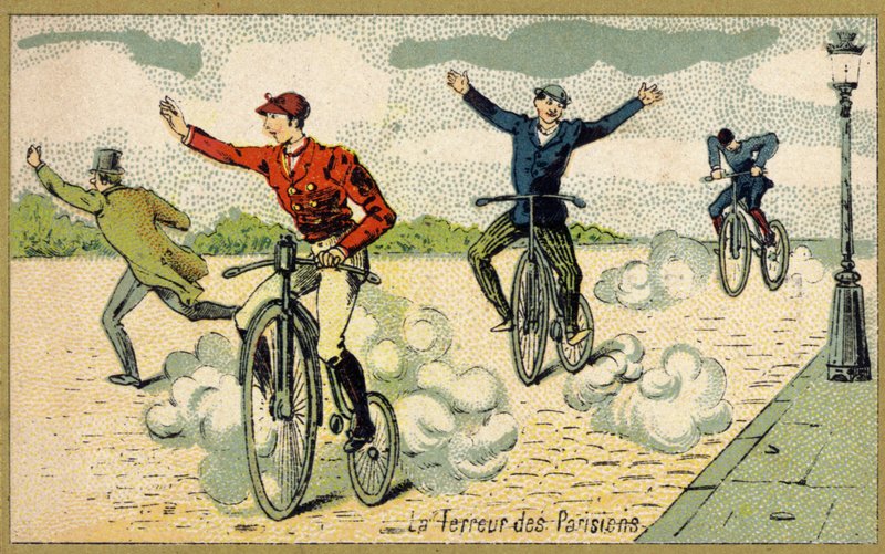 Ciclismo, o terror dos parisienses de French School