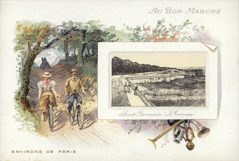 Ciclismo perto de Paris, Saint-Germain de French School