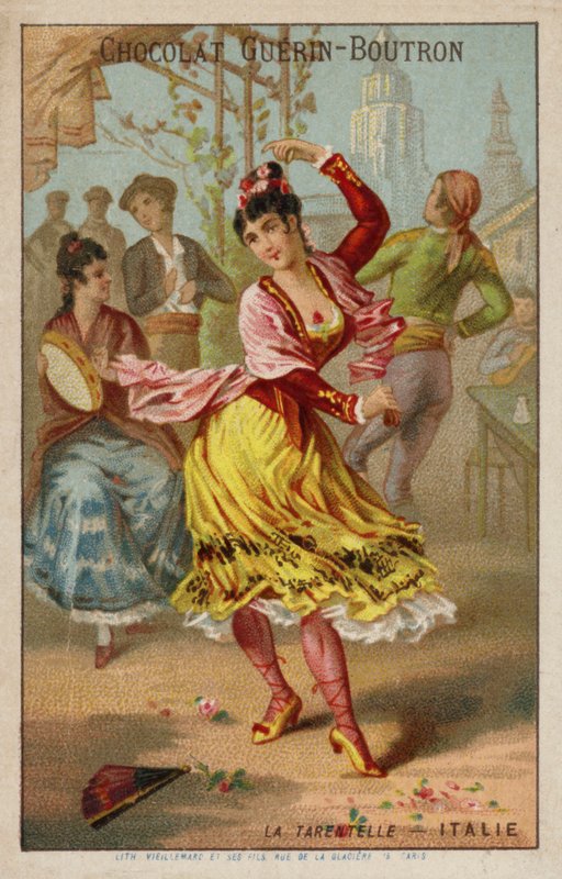 Dançando a tarantela, Itália de French School