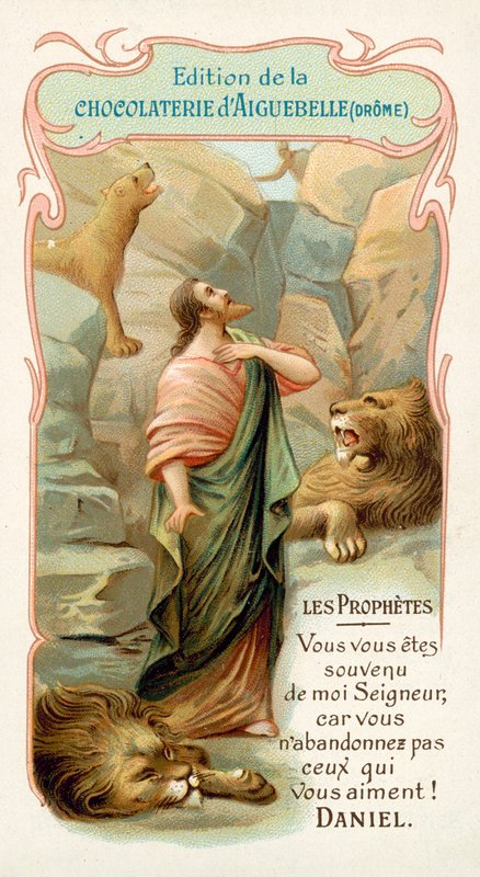 Daniel (chromolitho) de French School