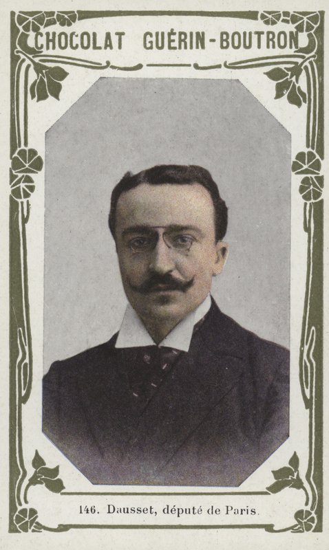 Dausset, depute de Paris (foto colorida) de French School