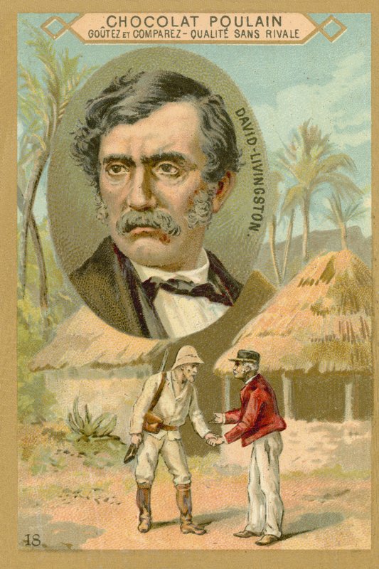 David Livingstone, missionário escocês e explorador de French School