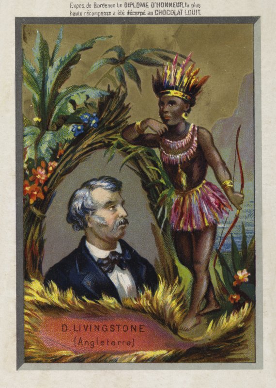 David Livingstone, missionário escocês e explorador de French School