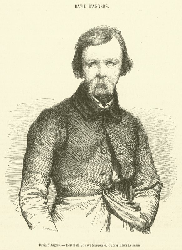 David de Angers (gravura) de French School