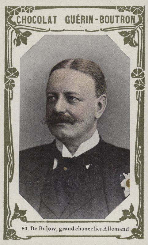 De Bulow, Grão-Chanceler Alemão (foto colorida) de French School