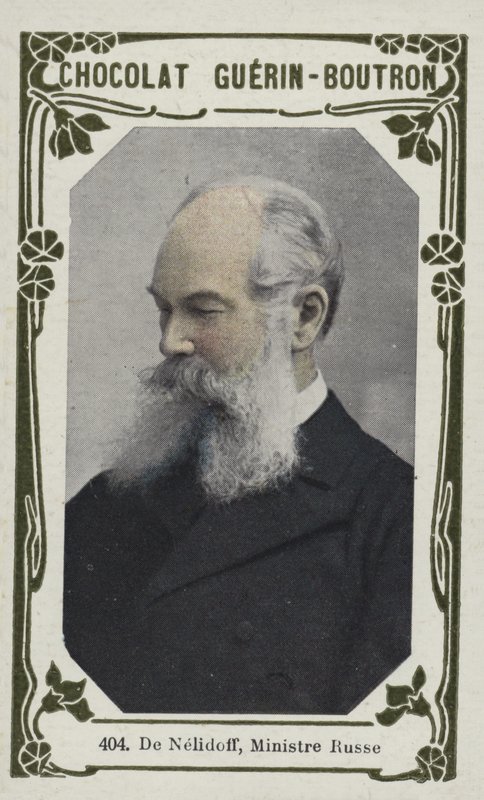 De Nelidoff, ministro russo (foto colorida) de French School