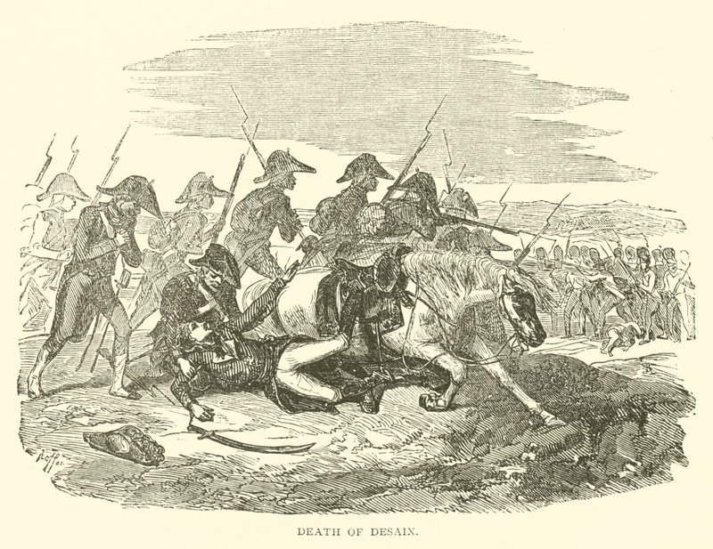 Morte de Desaix (gravura) de French School