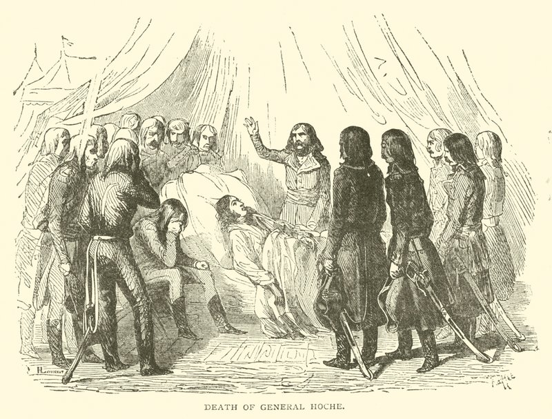 Morte do General Hoche (gravura) de French School