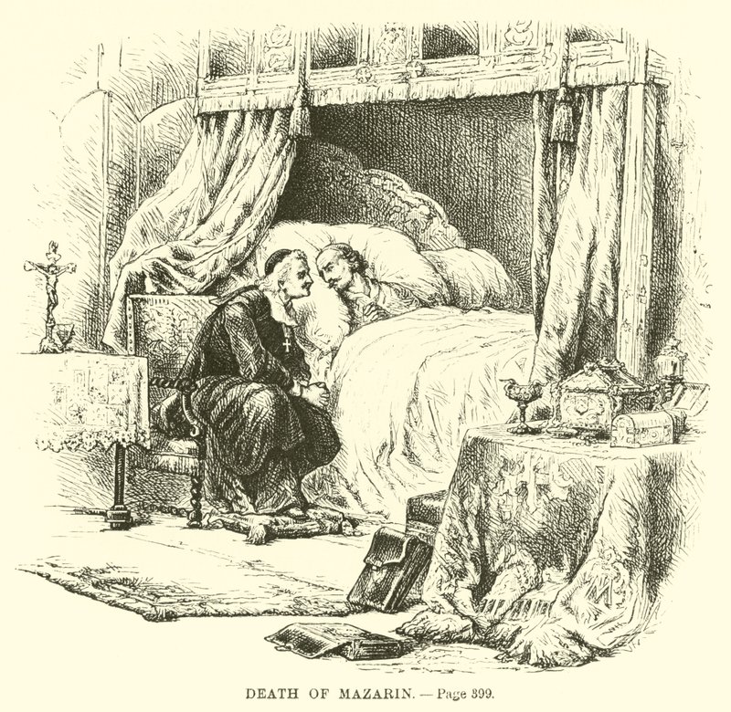Morte de Mazarino de French School