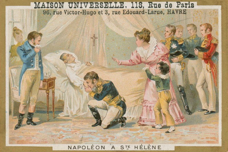 Morte de Napoleão em Santa Helena, 1821 de French School