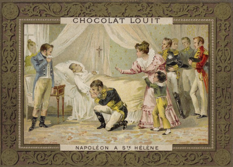 Morte de Napoleão em Santa Helena, 1821 de French School