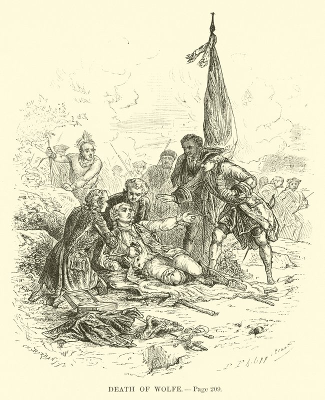 Morte de Wolfe de French School
