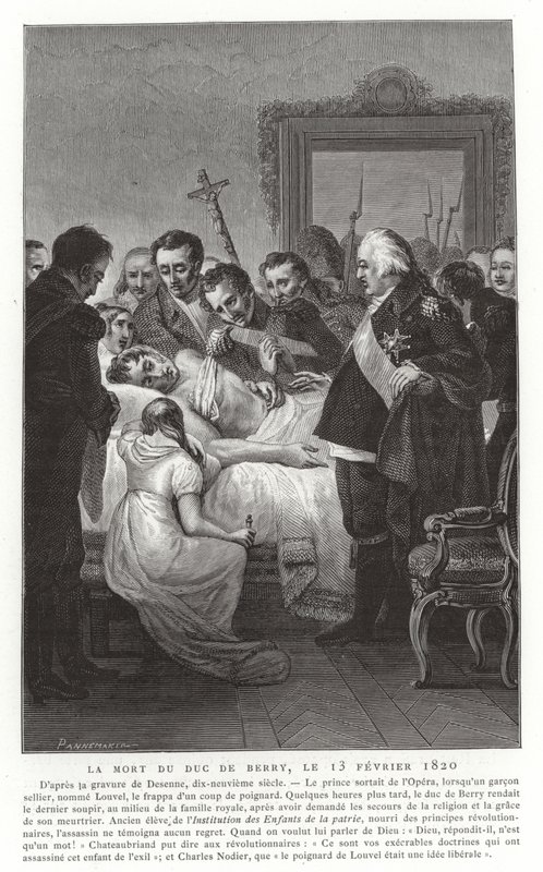 Morte do duque de Berry, 13 de fevereiro de 1820 de French School