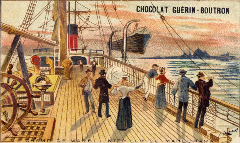 Deck no navio de French School