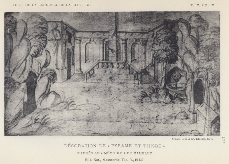 Decoração De Pyrame Et Thisbe (litho) de French School