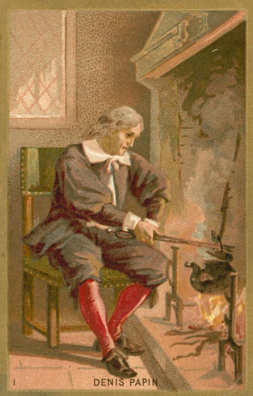 Denis Papin, físico e inventor francês de French School