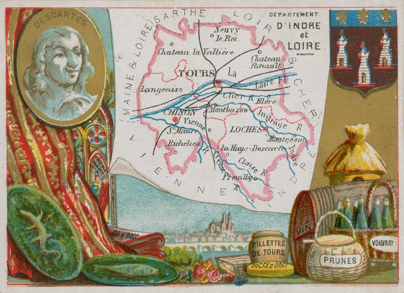Departamento de Indre e Loire, no centro-oeste da França de French School