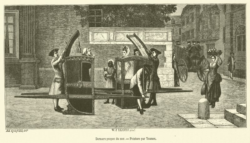 Últimas palavras da noite (gravura) de French School