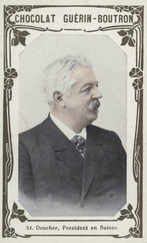 Deucher, presidente na Suíça (foto colorida) de French School