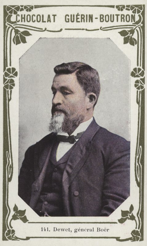Dewet, general Boer (foto colorida) de French School
