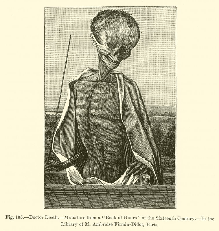 Doutor Morte (gravura) de French School