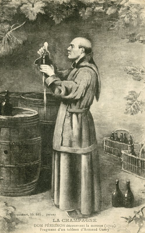 Dom Perignon (litho) de French School