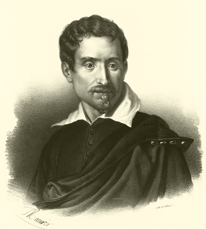 Domenico Zampieri, conhecido como Domenichino, retrato de French School