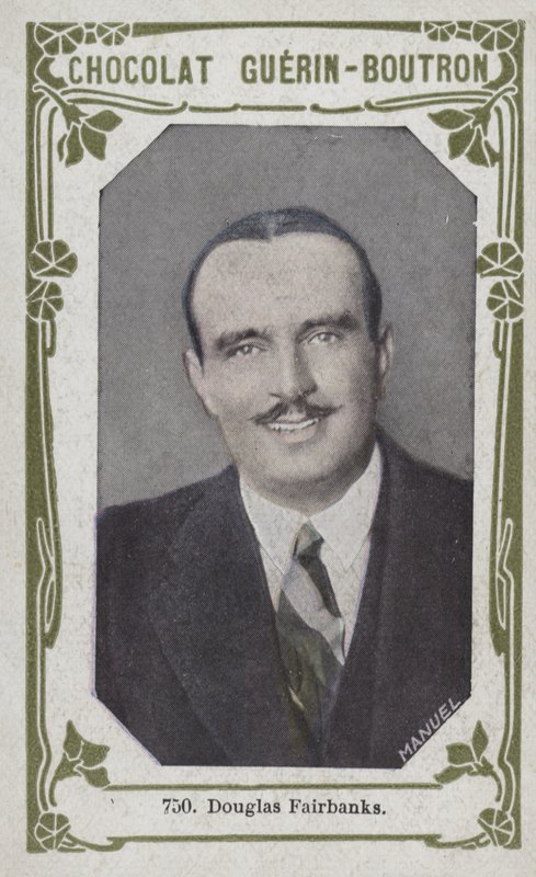 Douglas Fairbanks (foto colorida) de French School