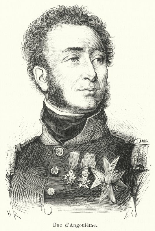 Duque de Angouleme (gravura) de French School