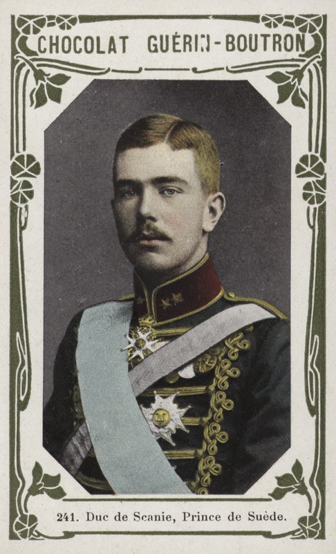 Duc de Scanie, Príncipe de Suede (foto colorida) de French School
