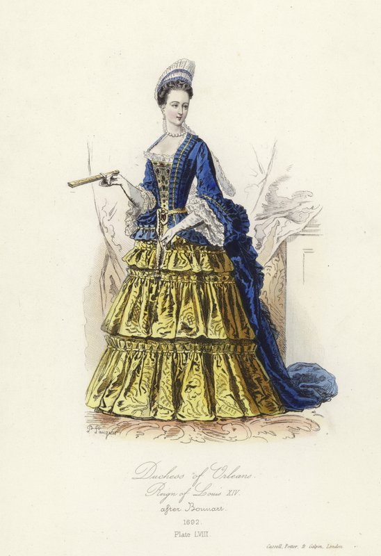 Duquesa de Orleans, reinado de Luís XIV da França de French School