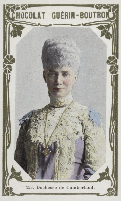 Duquesa de Cumberland (foto colorida) de French School