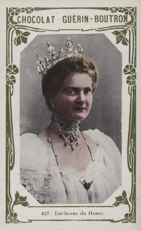 Duquesa de Hesse (foto colorida) de French School