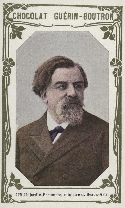 Dujardin-Beaumetz, Ministro das Belas Artes (foto colorida) de French School