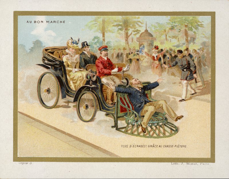 Excêntrico carro vintage de French School