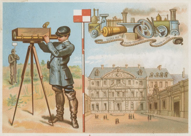École des Ponts-Chaussees, fundada em 1739 de French School