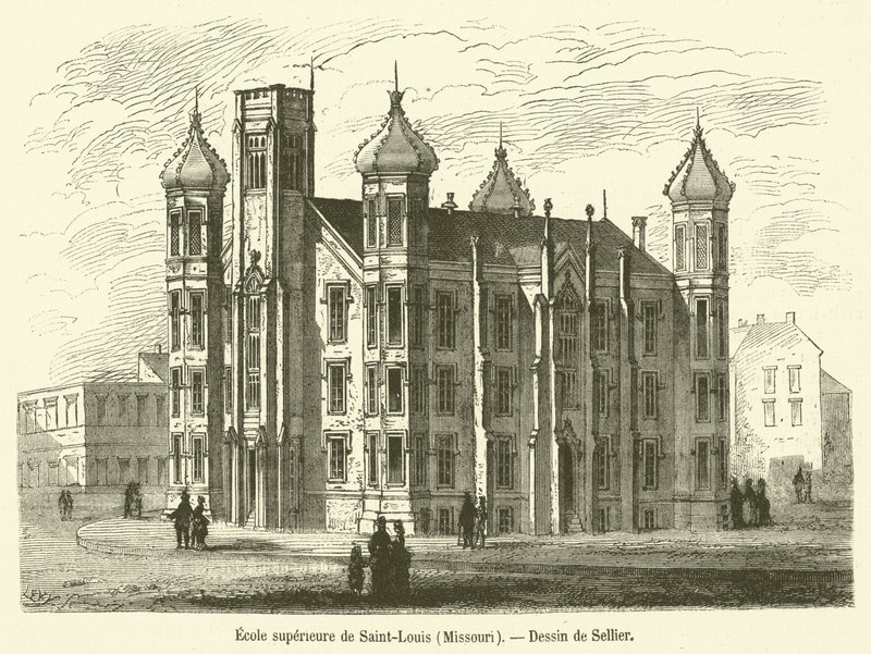St. Louis, Missouri College of Education (gravura) de French School