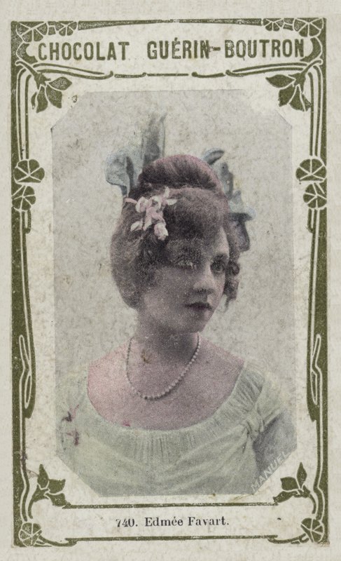 Edmee Favart (foto colorida) de French School