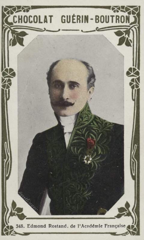 Edmond Rostand, da Académie Française (foto colorida) de French School