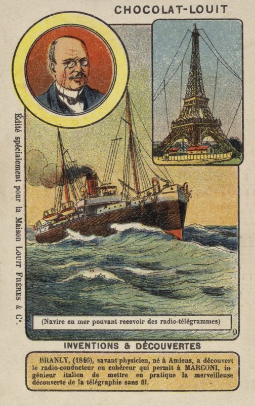 Edouard Branly, físico e inventor francês de French School